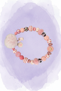 I Fluffing Love Cats — Roze Gestreepte Bag Charm