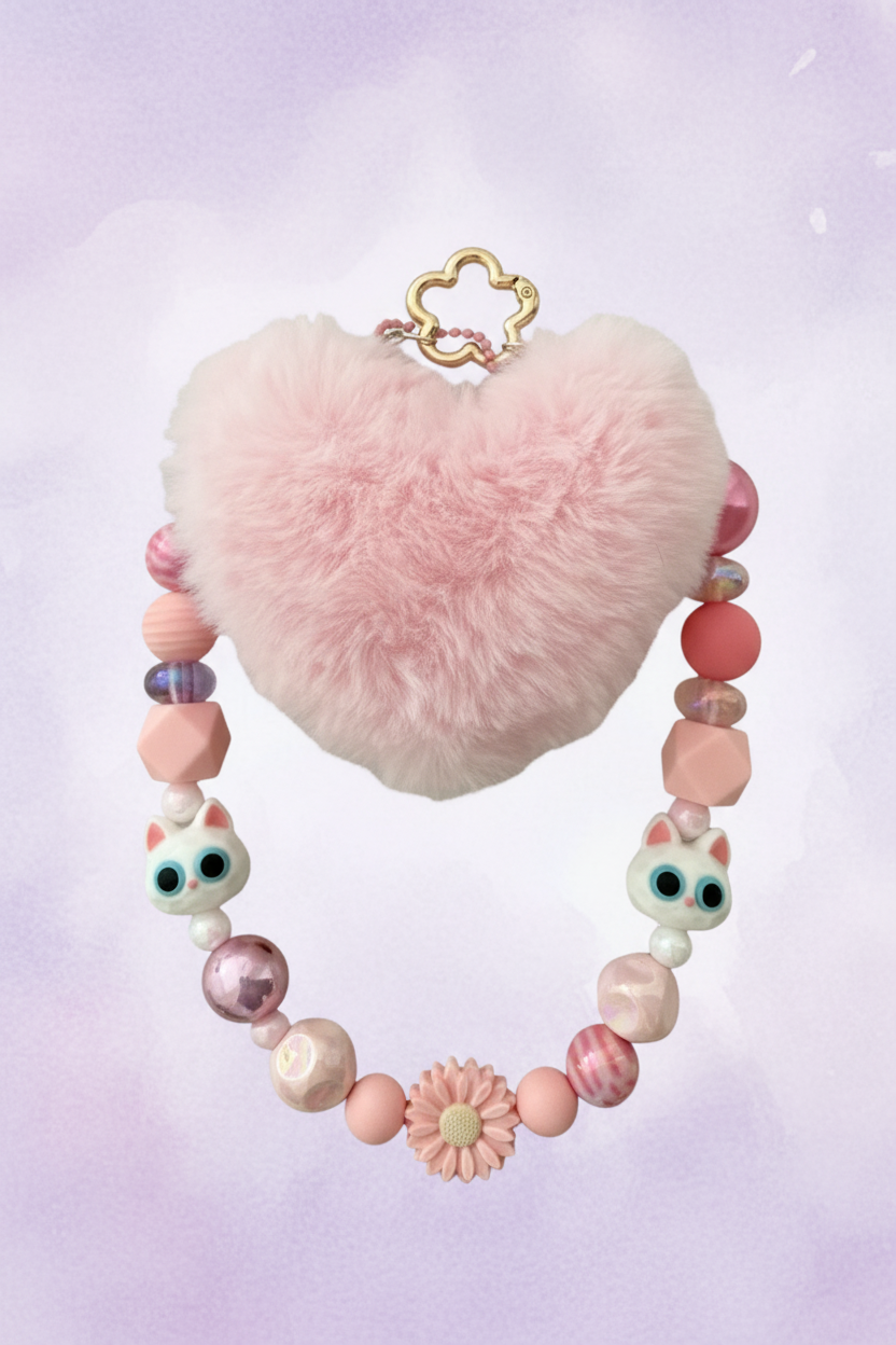 I Fluffing Love Cats — Roze Hart Bag Charm