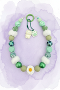 I Fluffing Love Cats — Mintgroene Witte Bag Charm